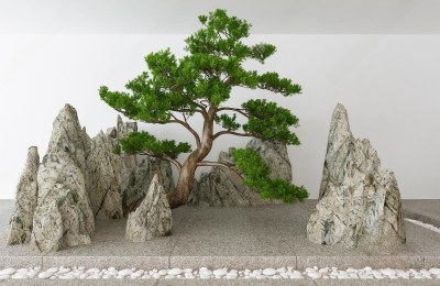新中式景观小品设计3D模型下载